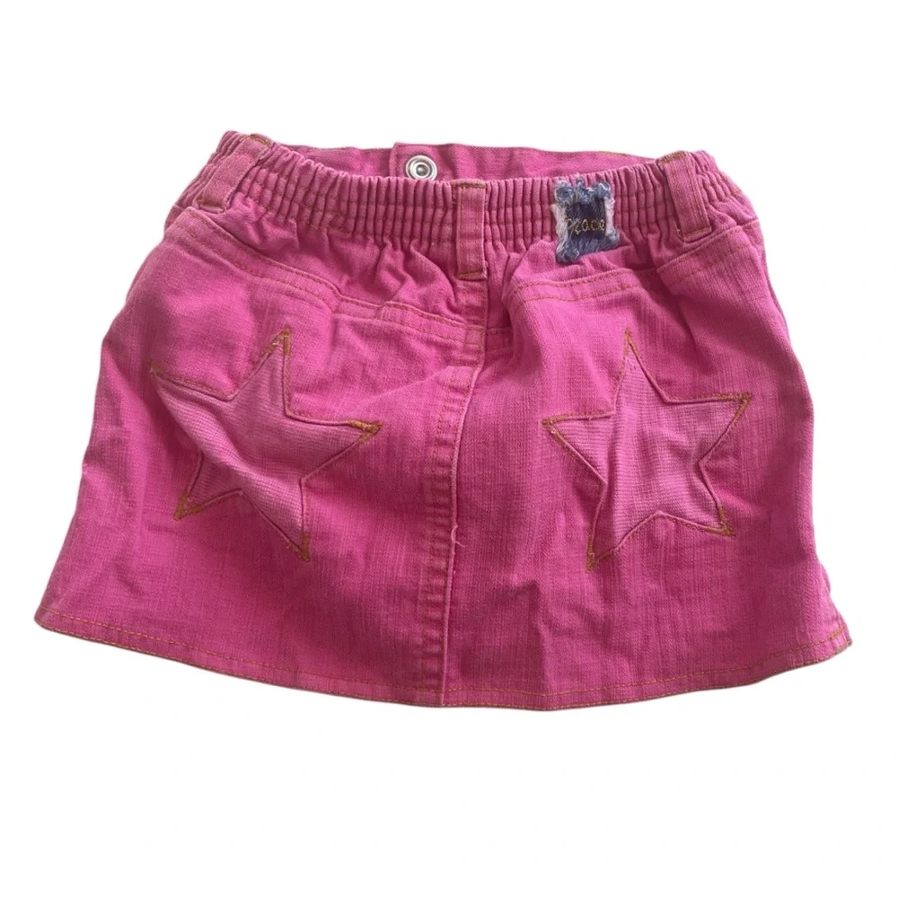Vintage Children's Place Pink Skirt Star Baby Girls Size 18 Months